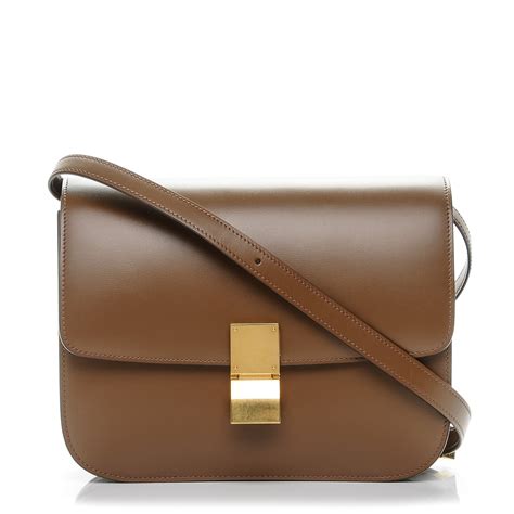 celine classic box small camel|Small Classic bag in box calfskin .